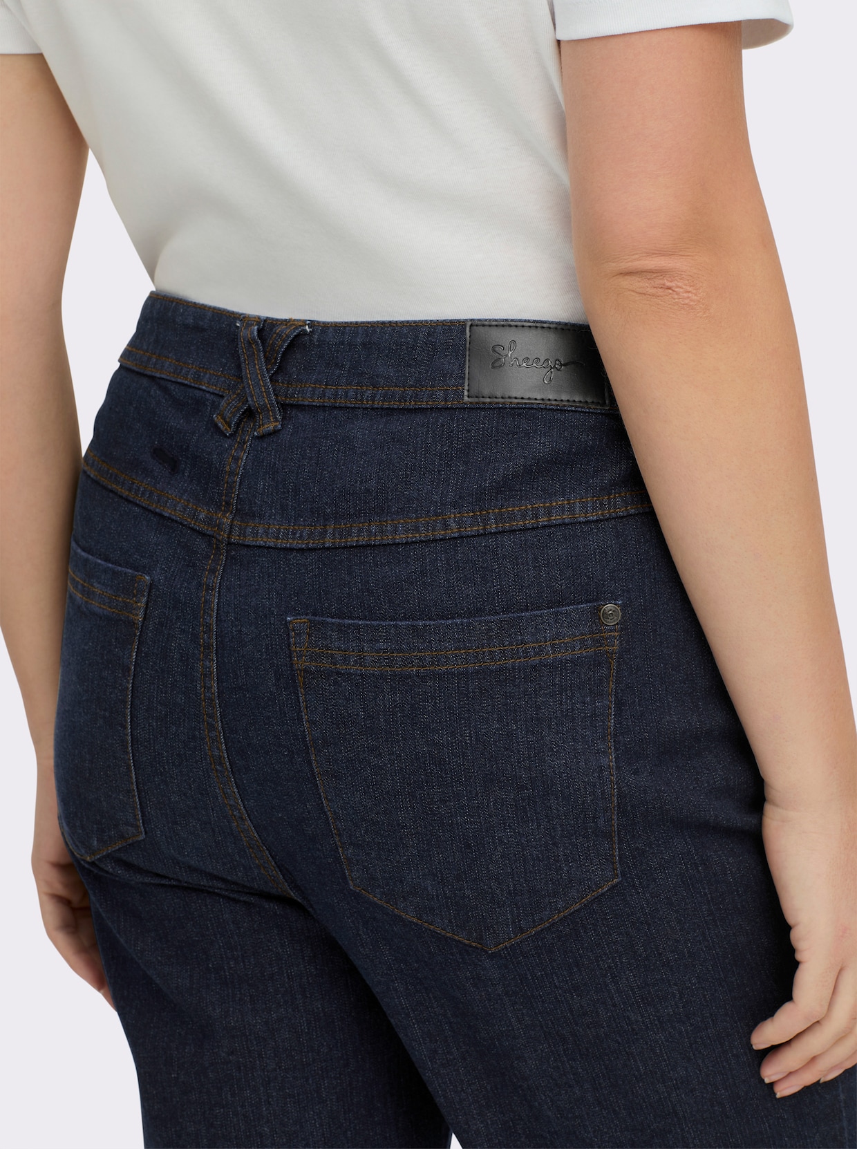 sheego 7/8-Jeans - dark blue