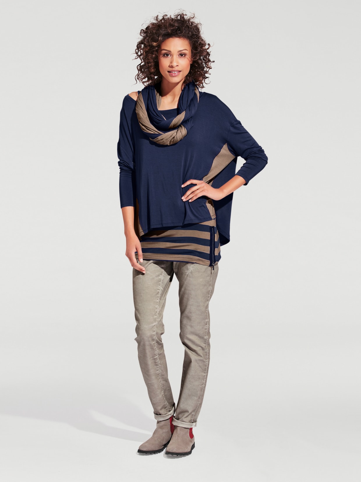 heine Shirt 3-delig - marine