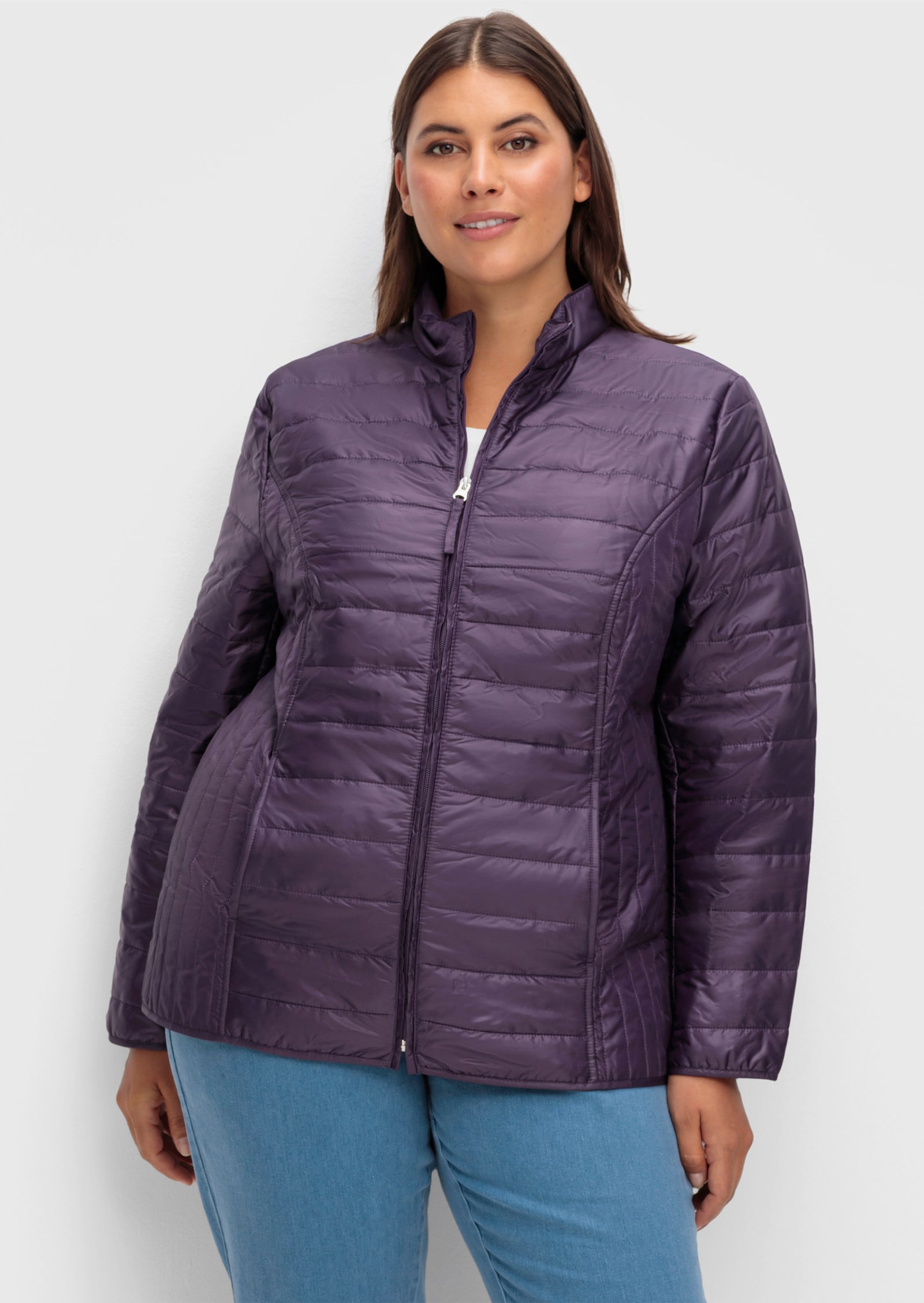 Steppjacke leicht wattiert - lila
