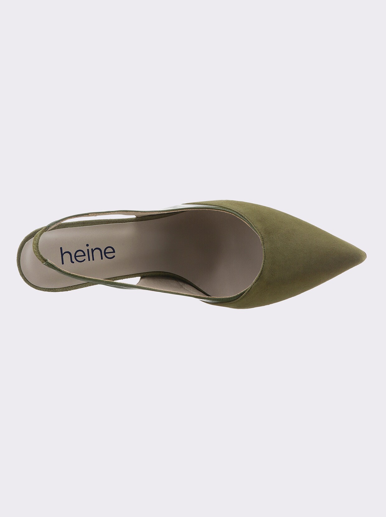 heine Slingpumps - olijf