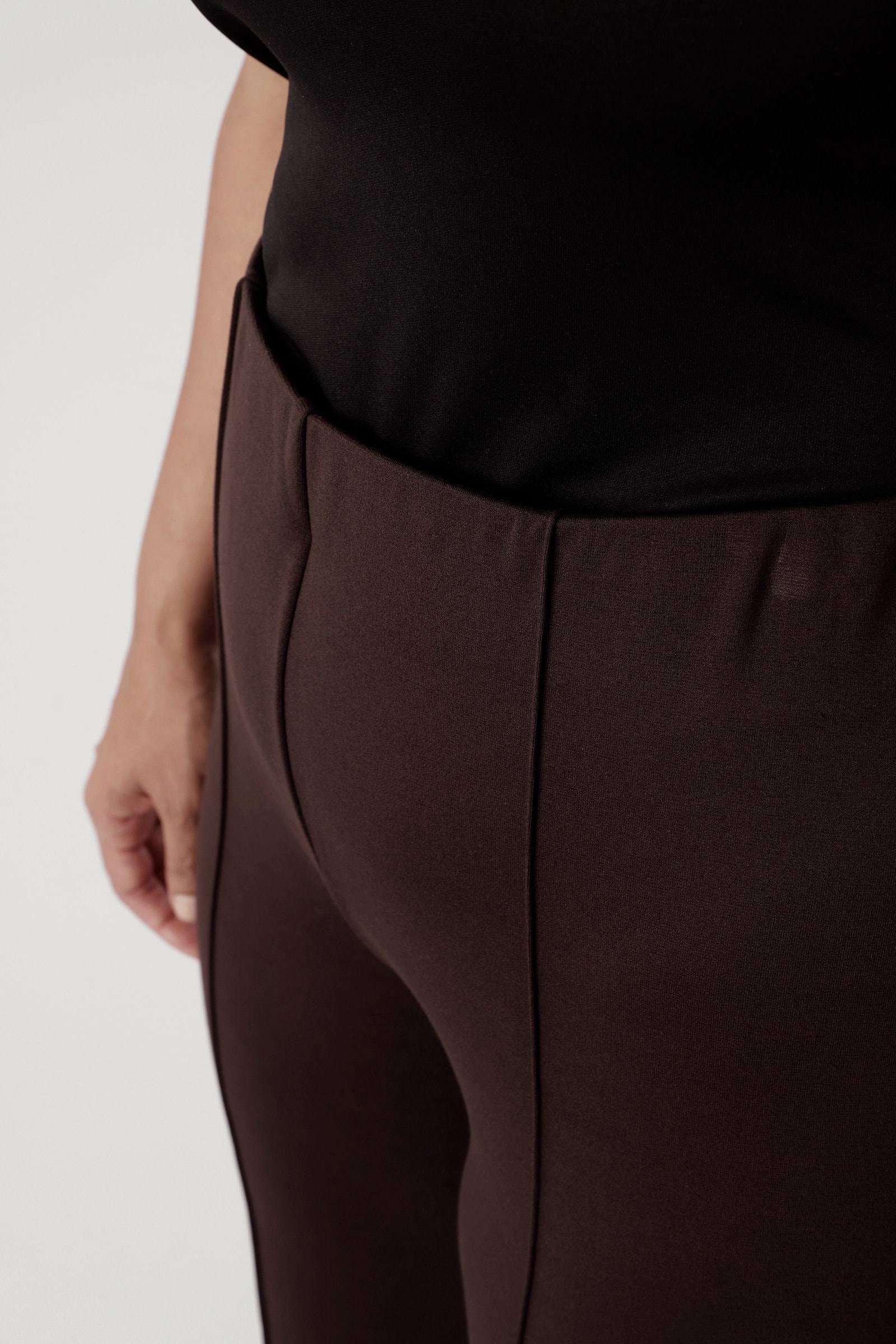 Aniston PLUS Schlupfhose - dunkelbraun