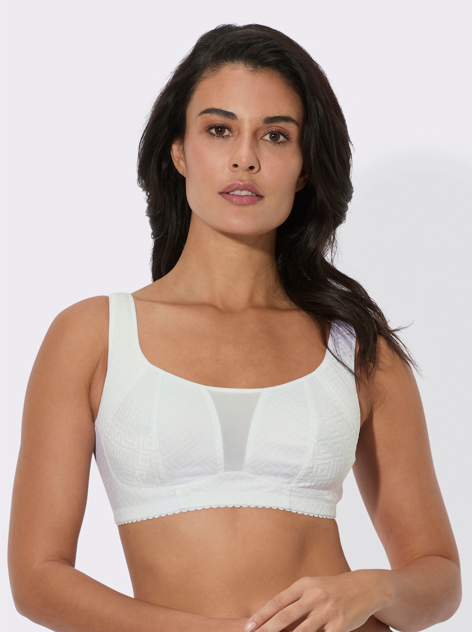 wäschepur Entlastungs-BH ohne Bügel - weiß