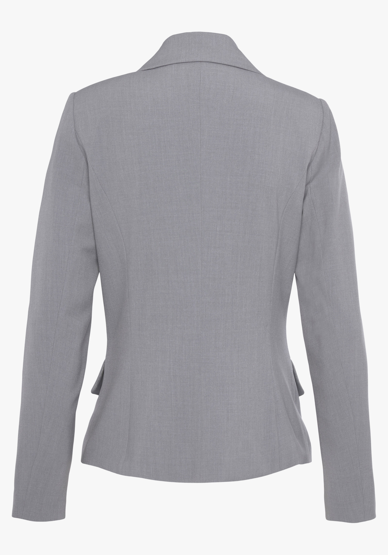 LASCANA Korte blazer - grijs gemêleerd