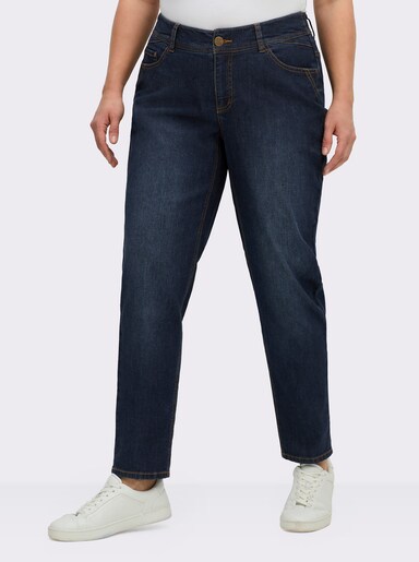sheego Jeans in schmaler Form - dark blue used