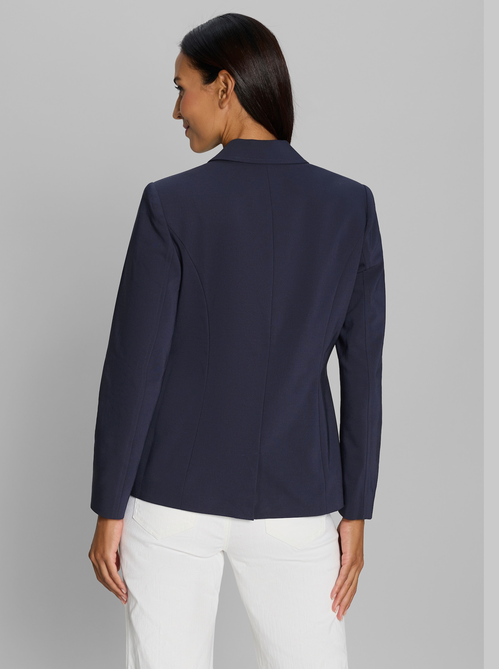 heine Blazer mit Schulterpolstern - marine
