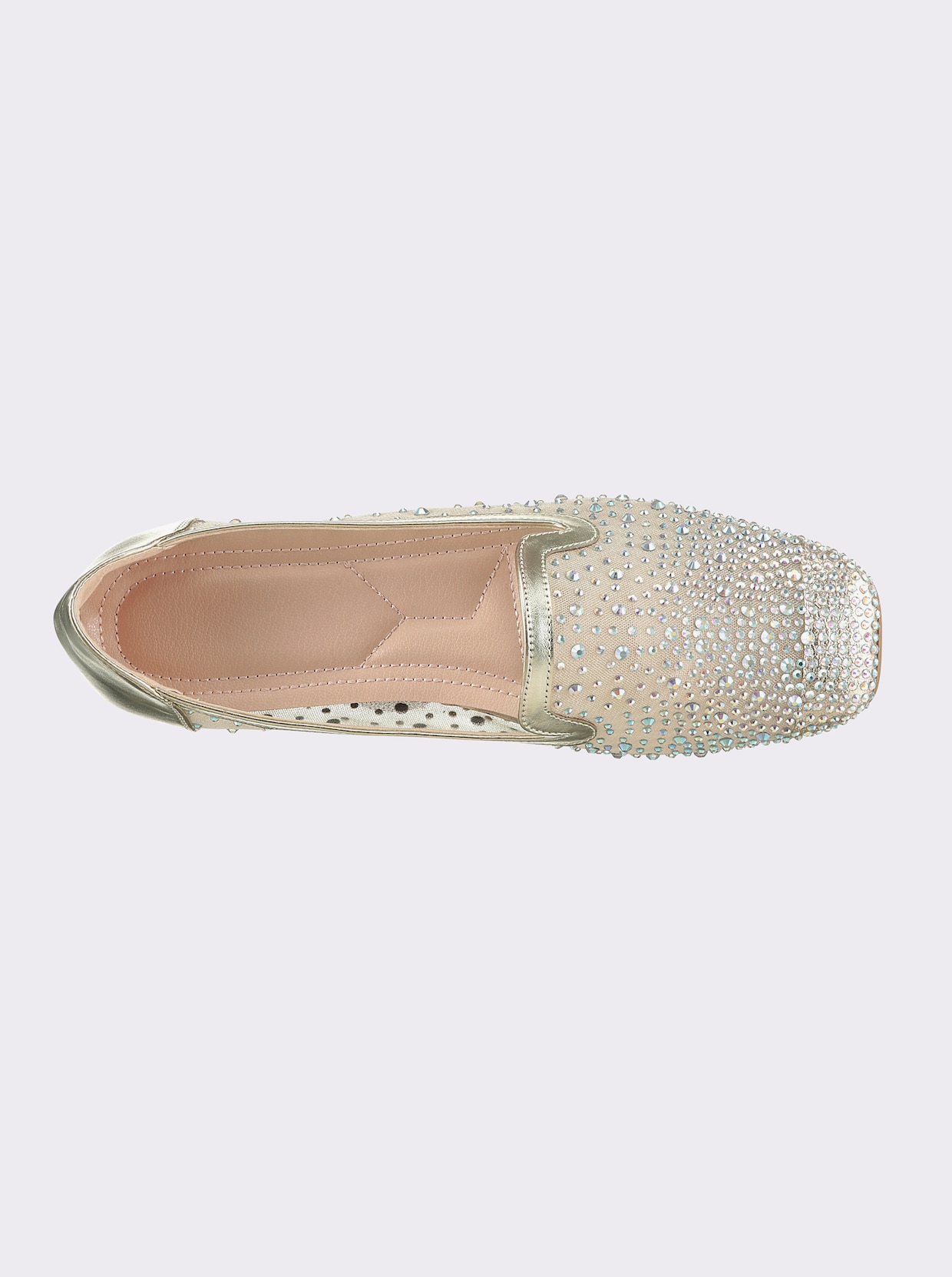 heine Slipper - goldfarben-silberfarben