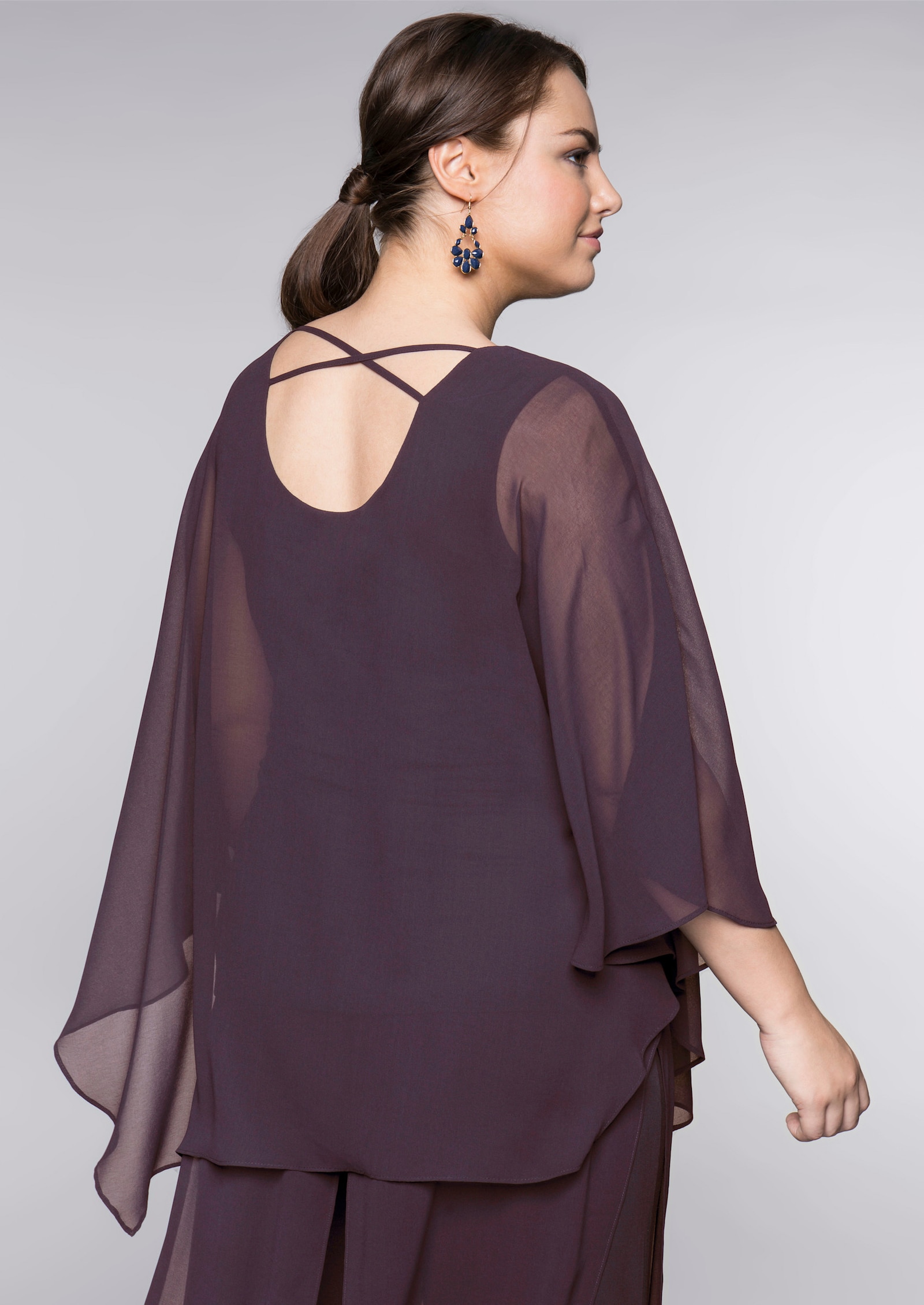 sheego Tunika - aubergine