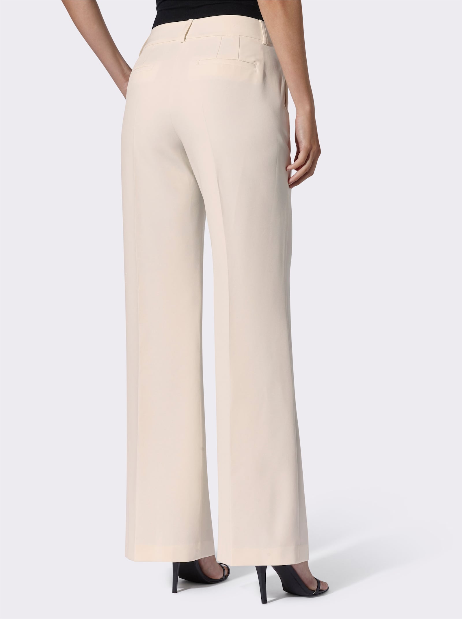 heine Marlene-Hose mit breitem Bund - champagner