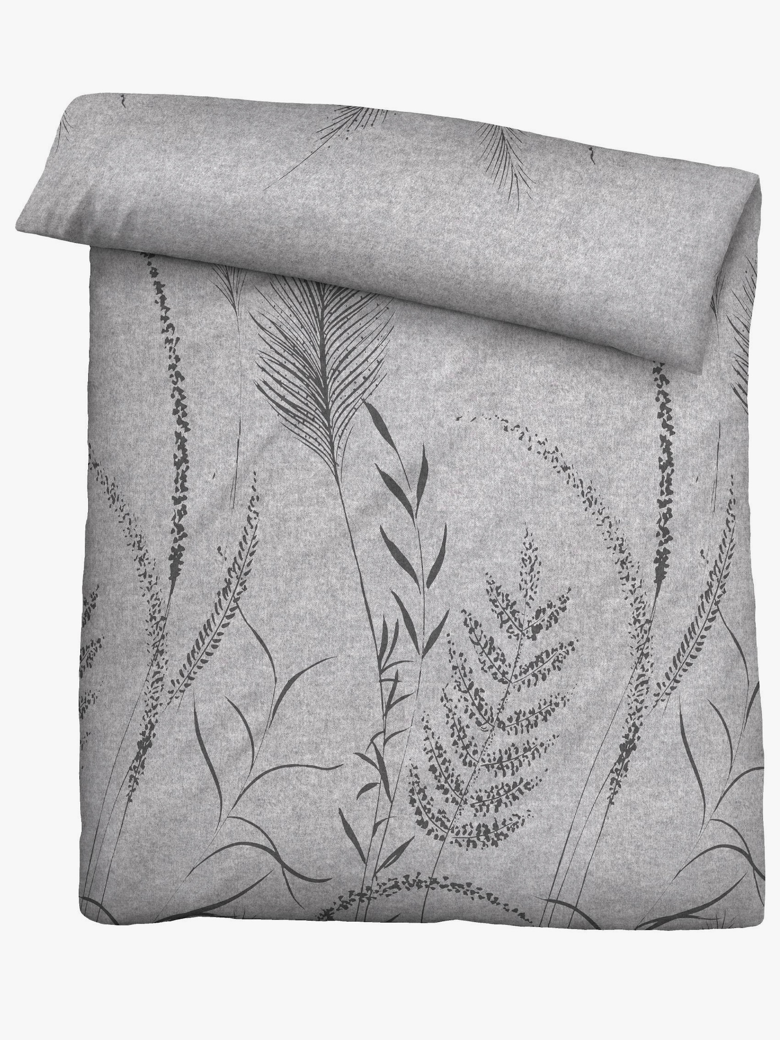 Biberna Bettwäsche - dunkelgrau