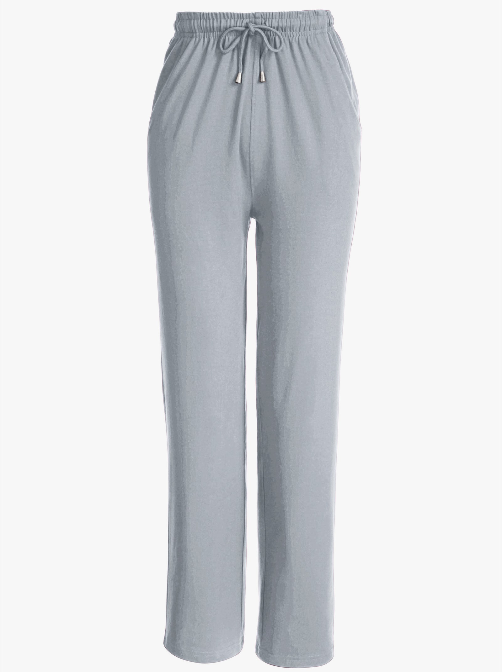 Freizeithose mit Kordelzug - grau