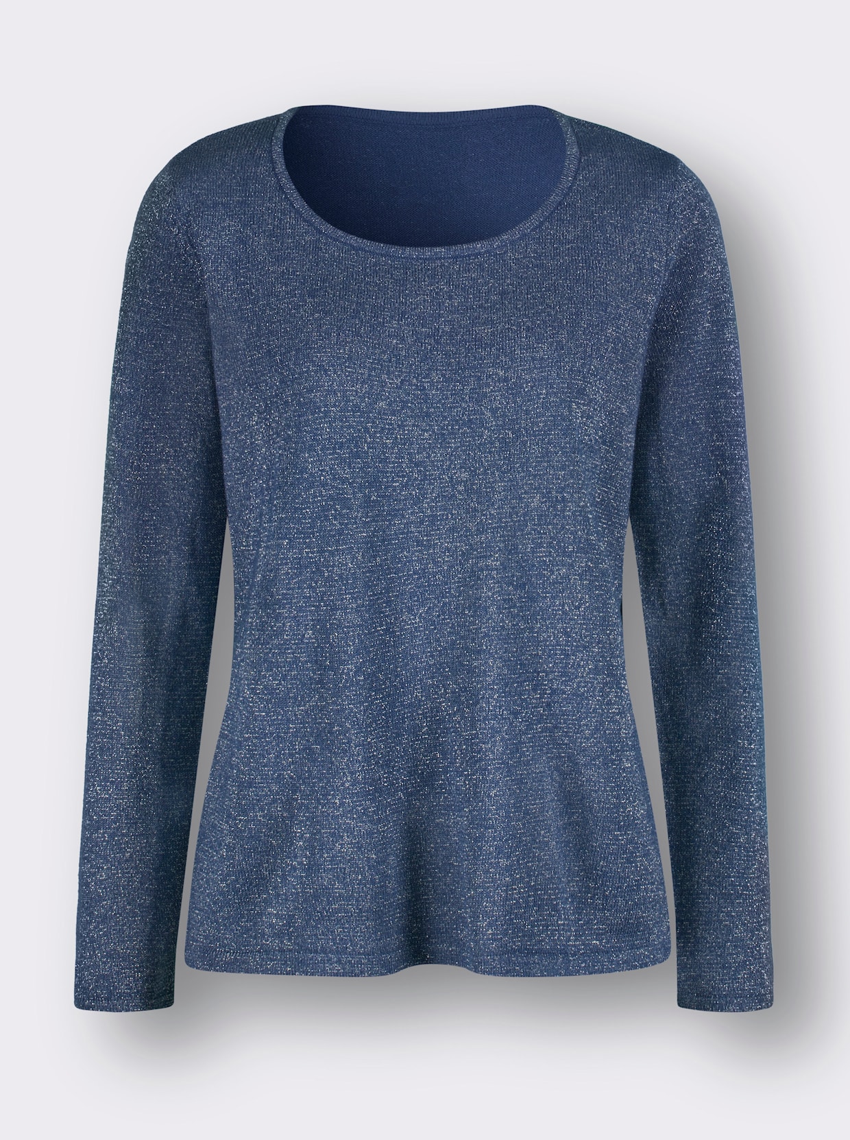 Pullover - jeansblauw gemêleerd