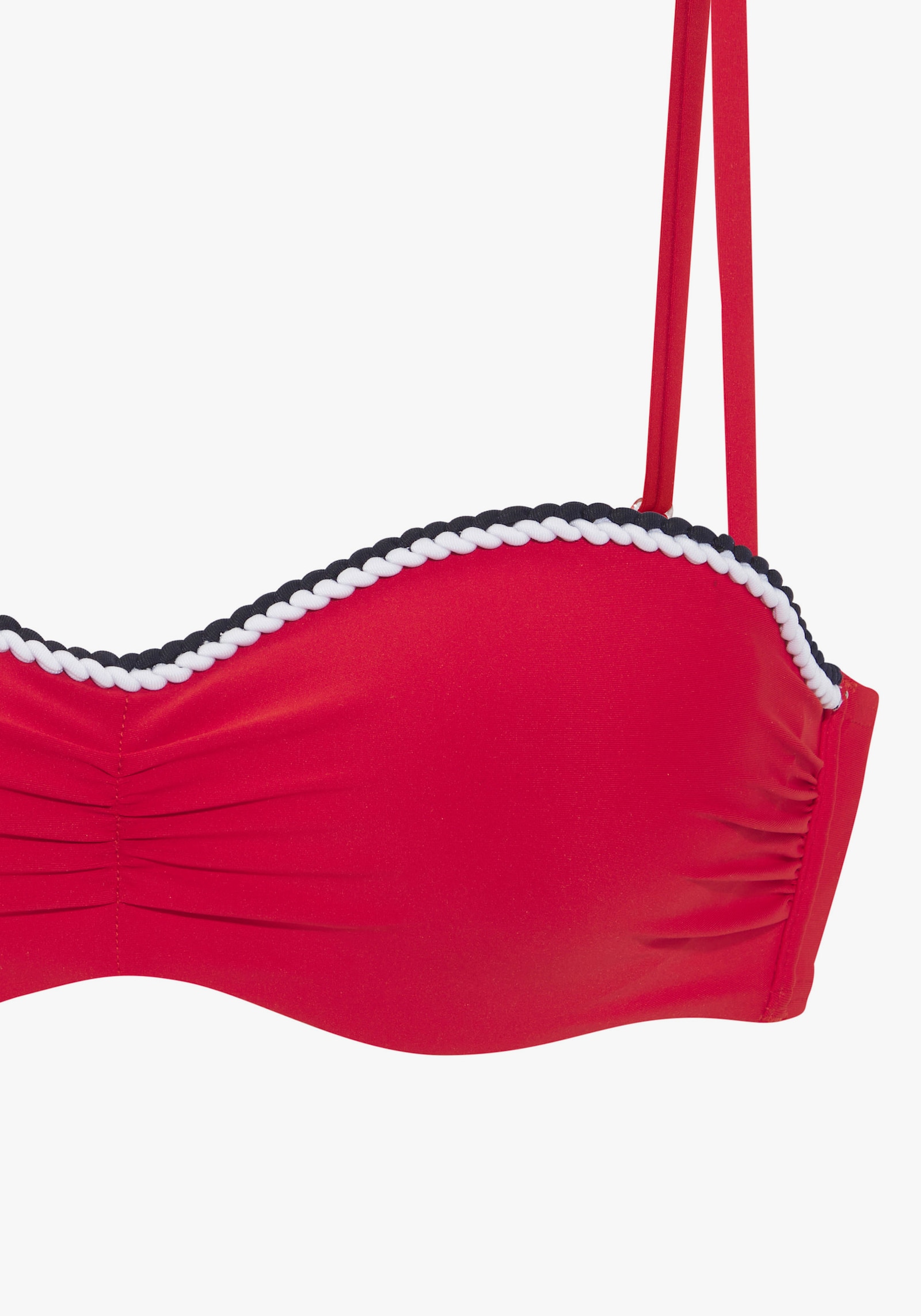 s.Oliver Bügel-Bandeau-Bikini-Top - rot