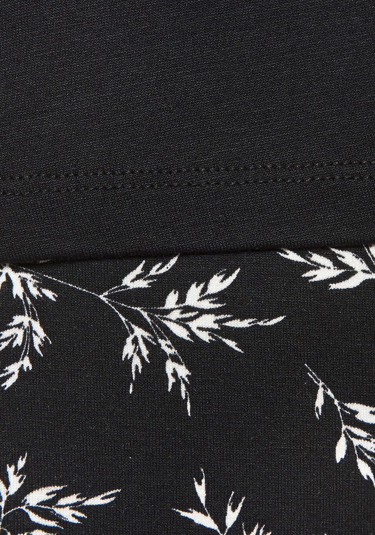 Vivance Dreams Pyjama court - noir motif à fleurs