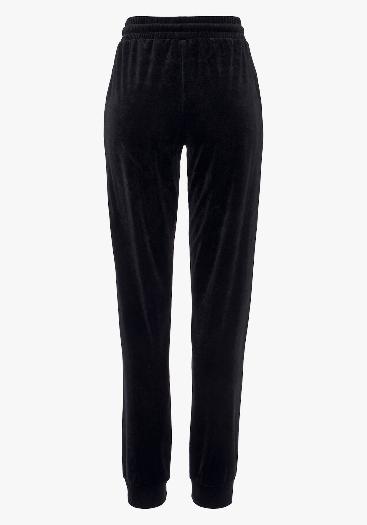 Vivance Pantalon en velours ras - noir