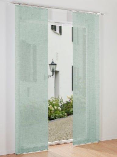 heine home Schiebevorhang in Bambus-Optik - salbei