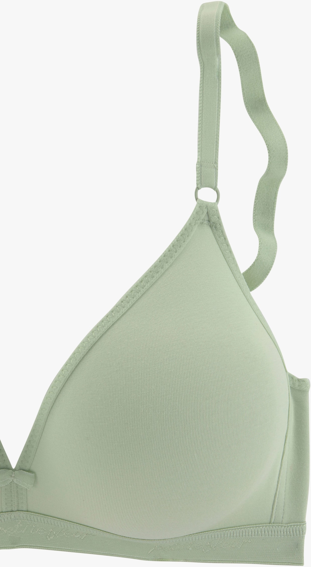 petite fleur Bralette-BH - 2xweiss+1xmint