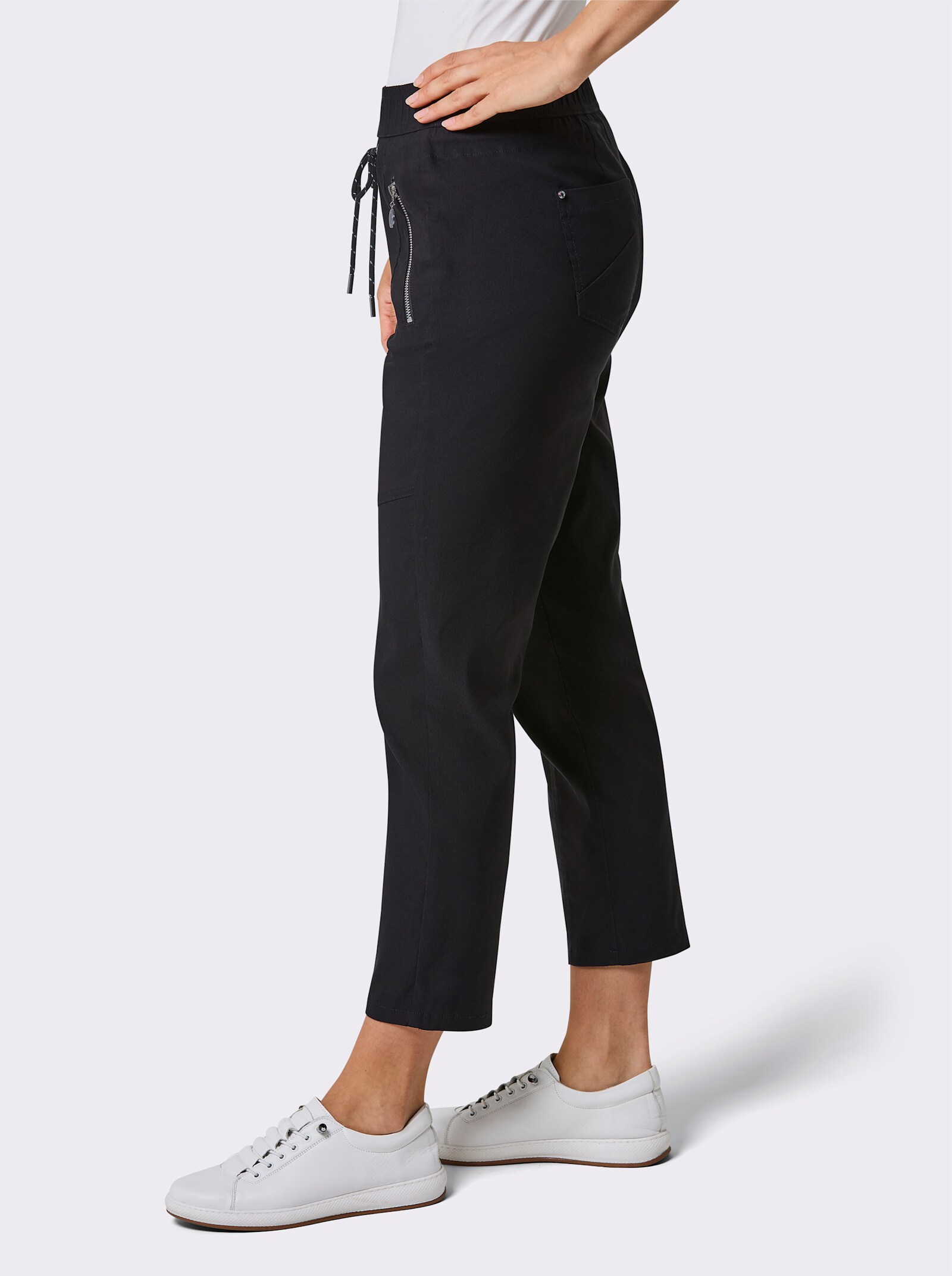 CREATION L PREMIUM Edel-Jogpants mit Modal - schwarz