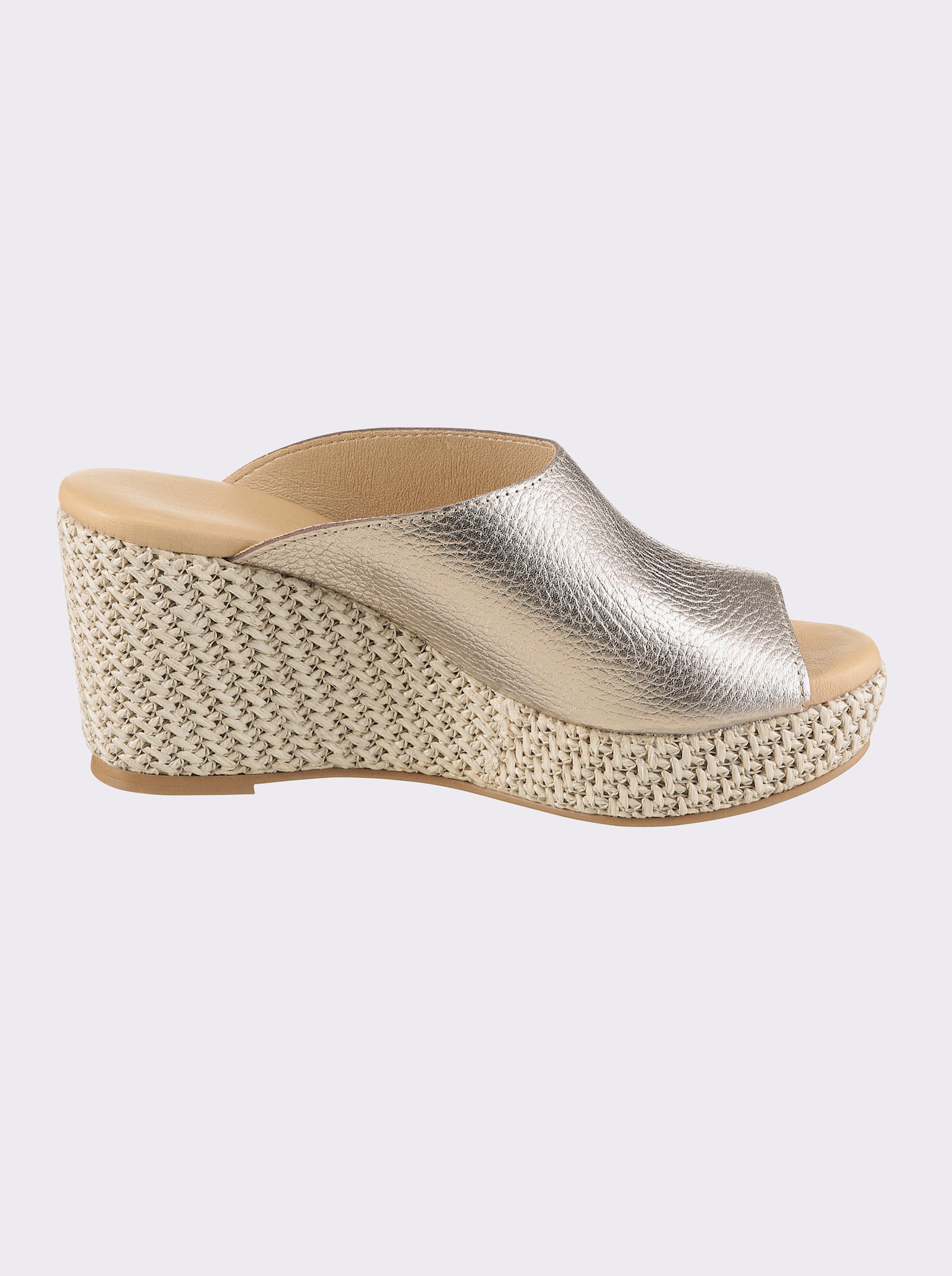 heine Pantolette - bronzefarben-beige