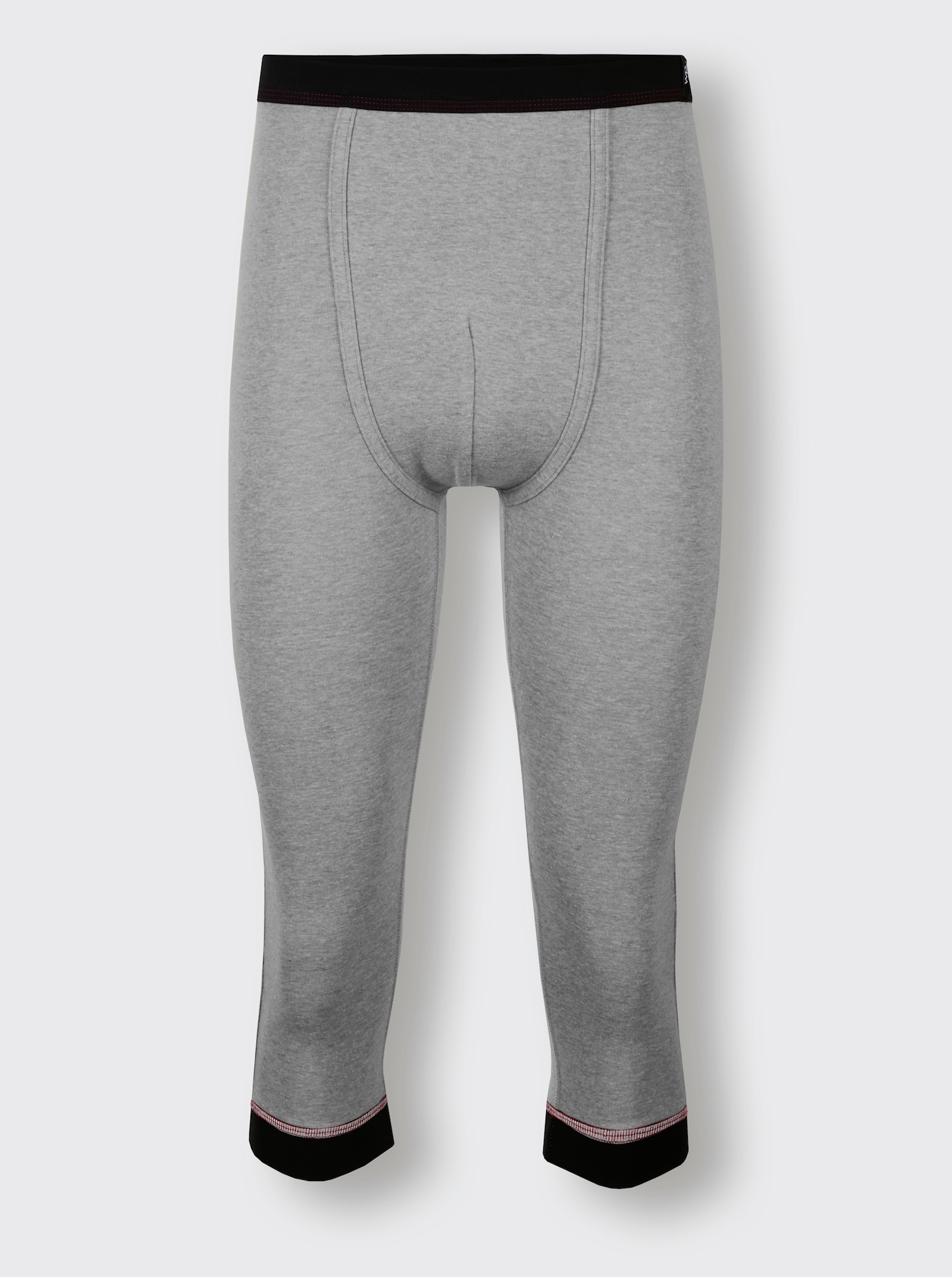 wäschepur men Hose 3/4-lang - anthrazit-meliert