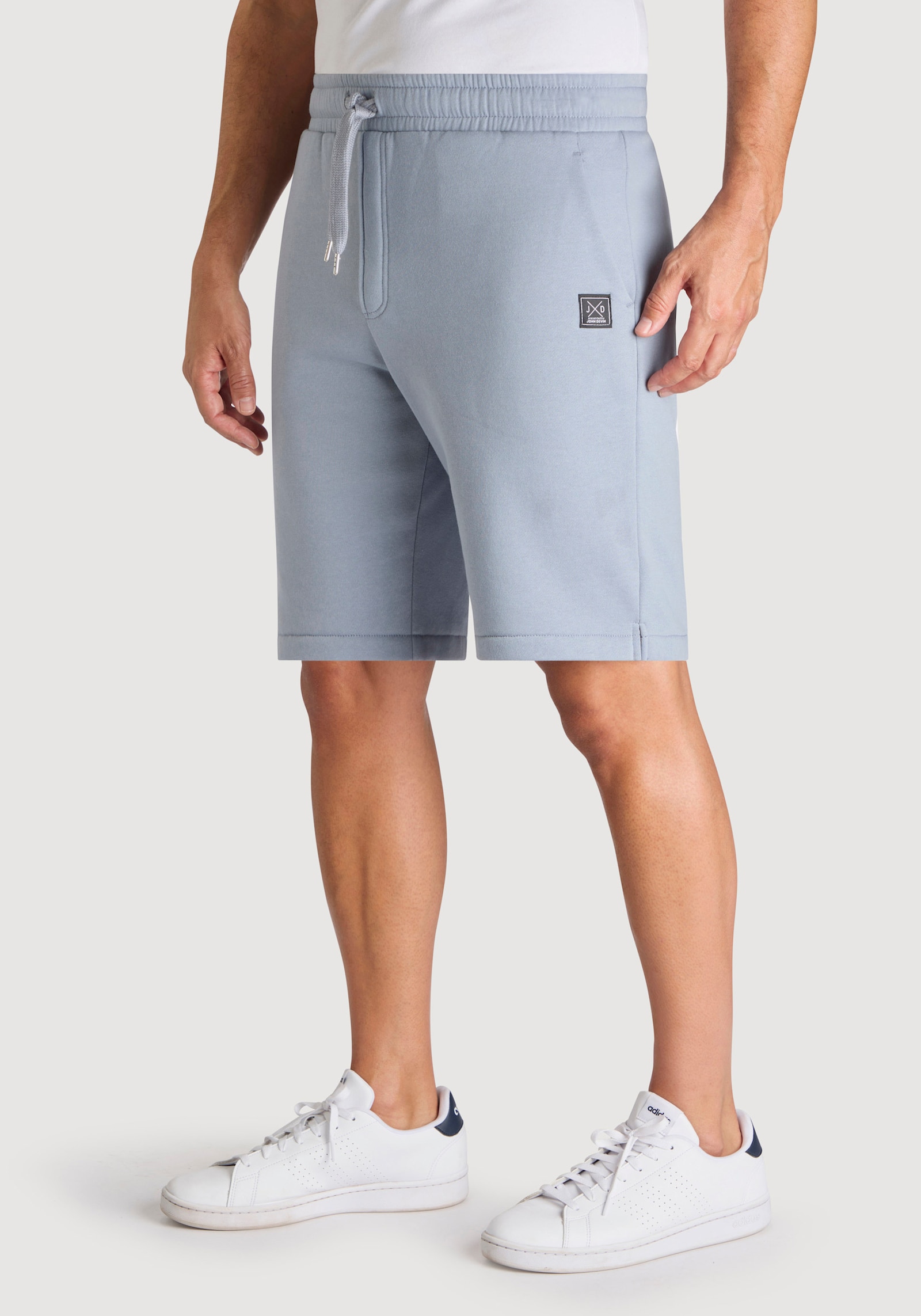 John Devin Sweatshorts - blaugrau