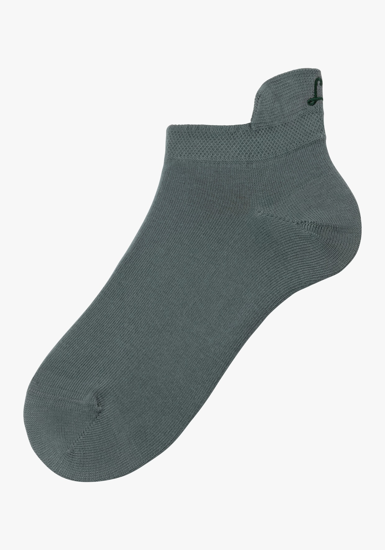 LASCANA Sneakersokken - 1x antraciet, 1x groen, 1x petrol, 1x grijsgroen, 1x oudroze, 1x bessenrood, 1x marine
