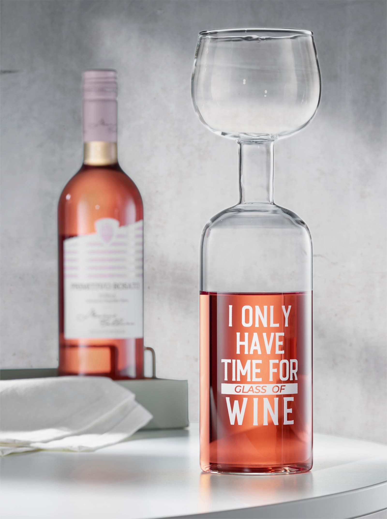 Impressionen Weinglas - klar