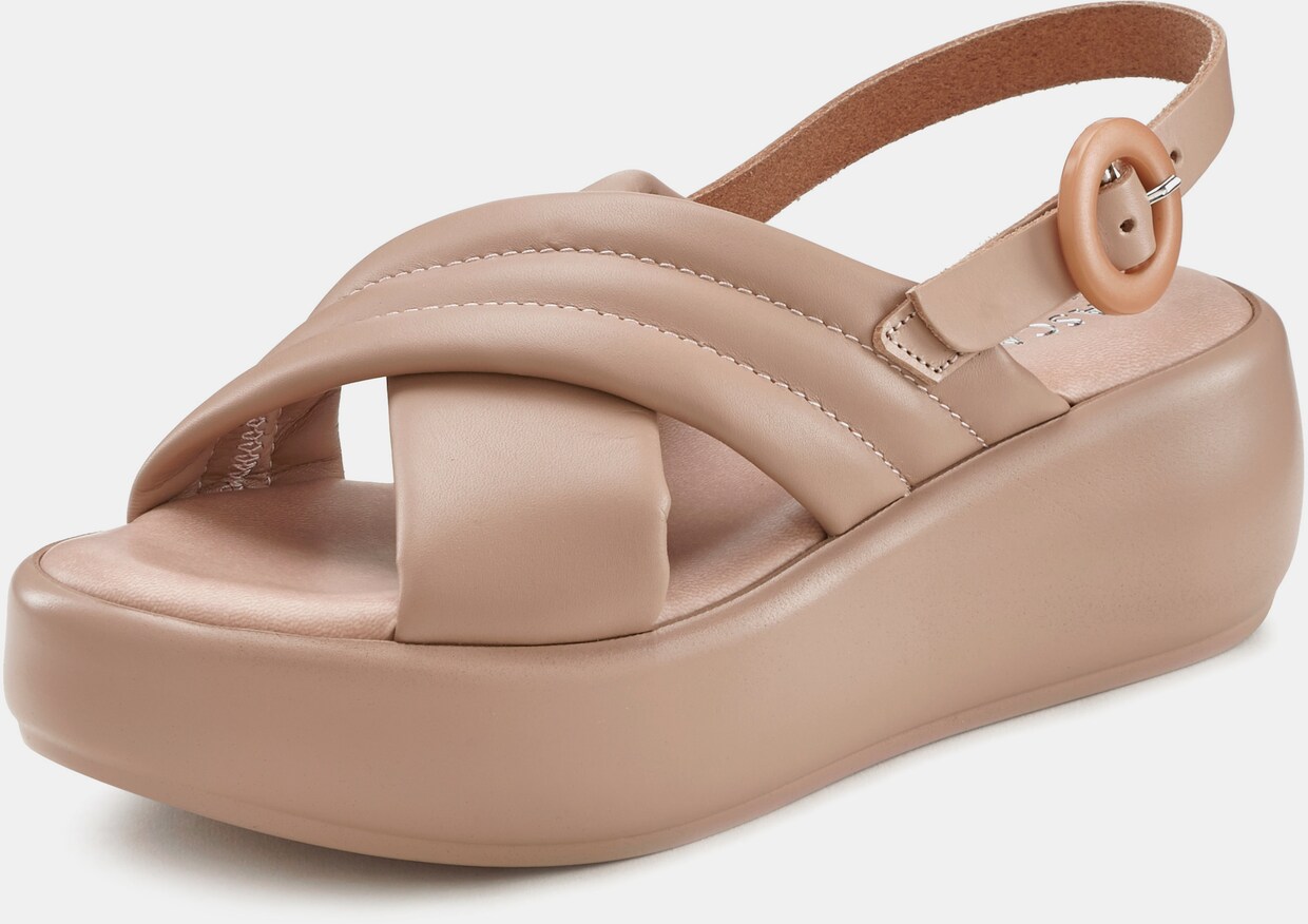 LASCANA Sandalette - hellbeige