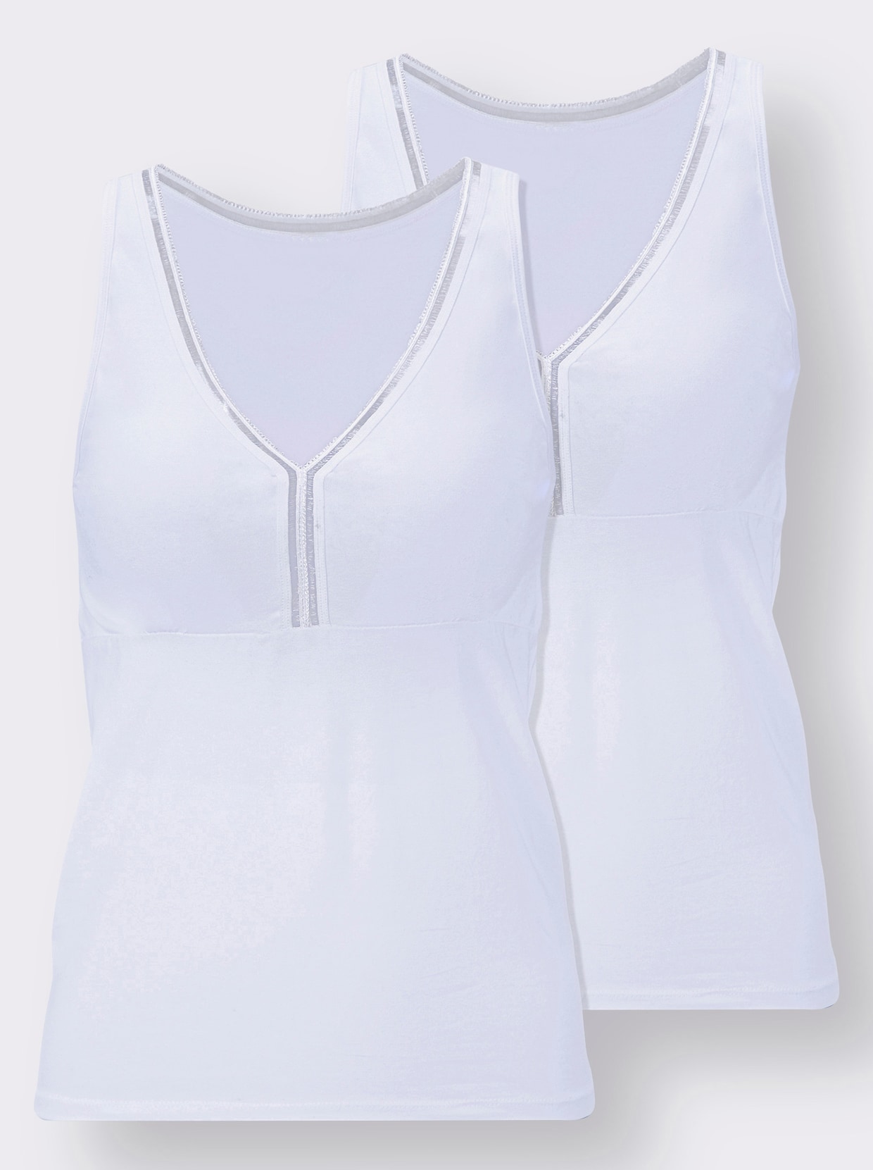 wäschepur Chemise soutien-gorge - blanc