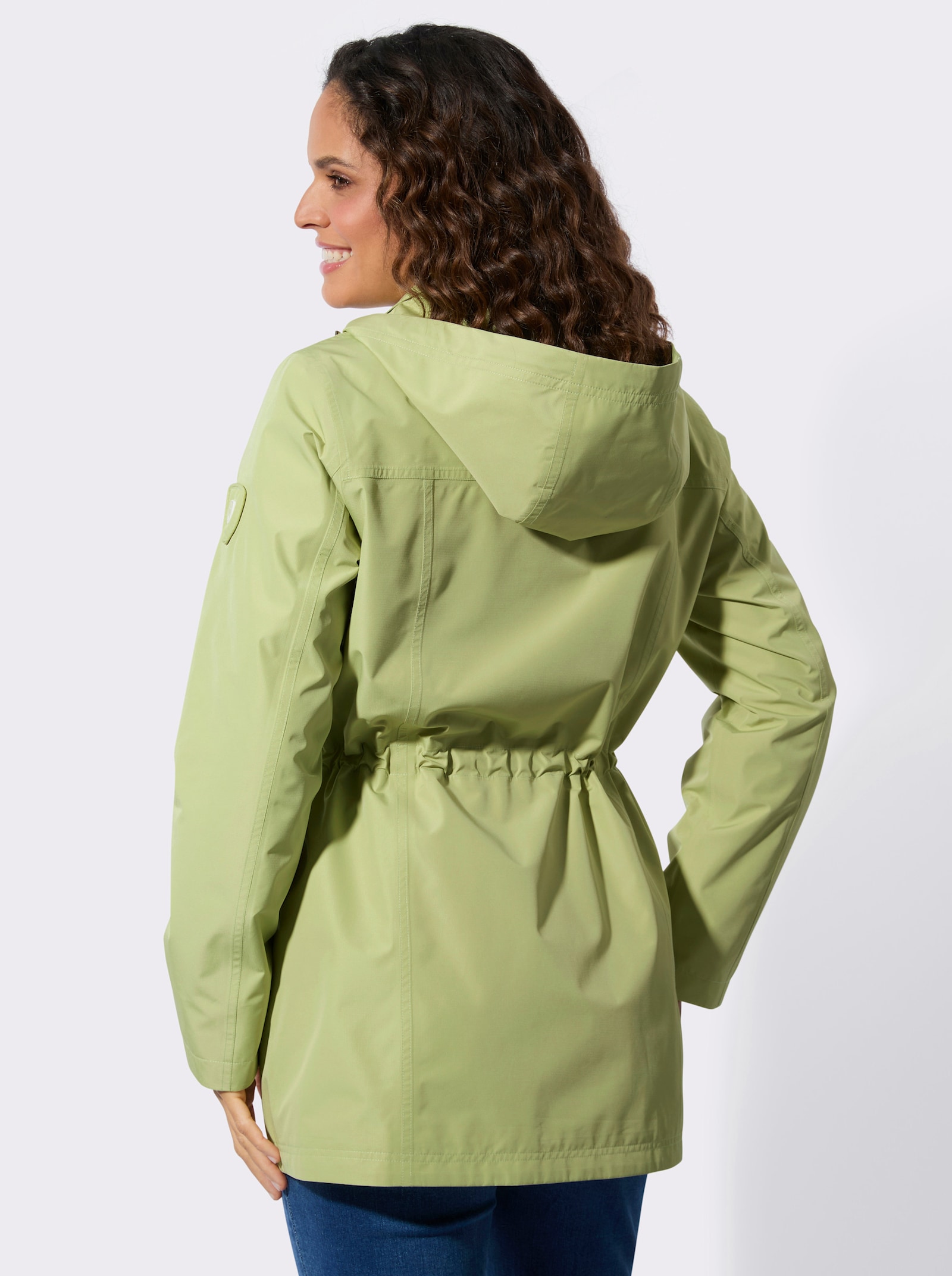 Funktionsjacke in wind- und wasserdichter Qualität - lindgrün