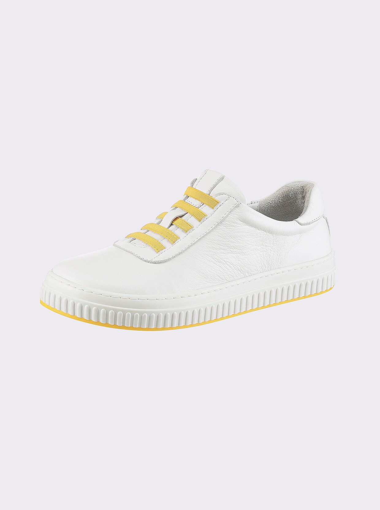 Andrea Conti Sneaker - weiß-gelb