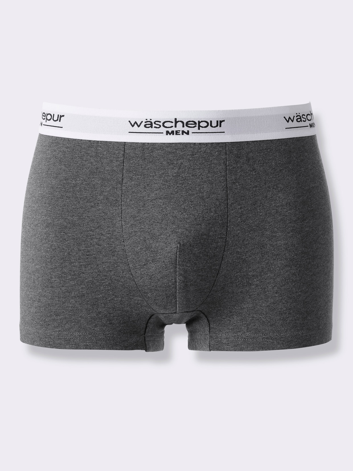 wäschepur men Broek - antraciet + grijs + wit