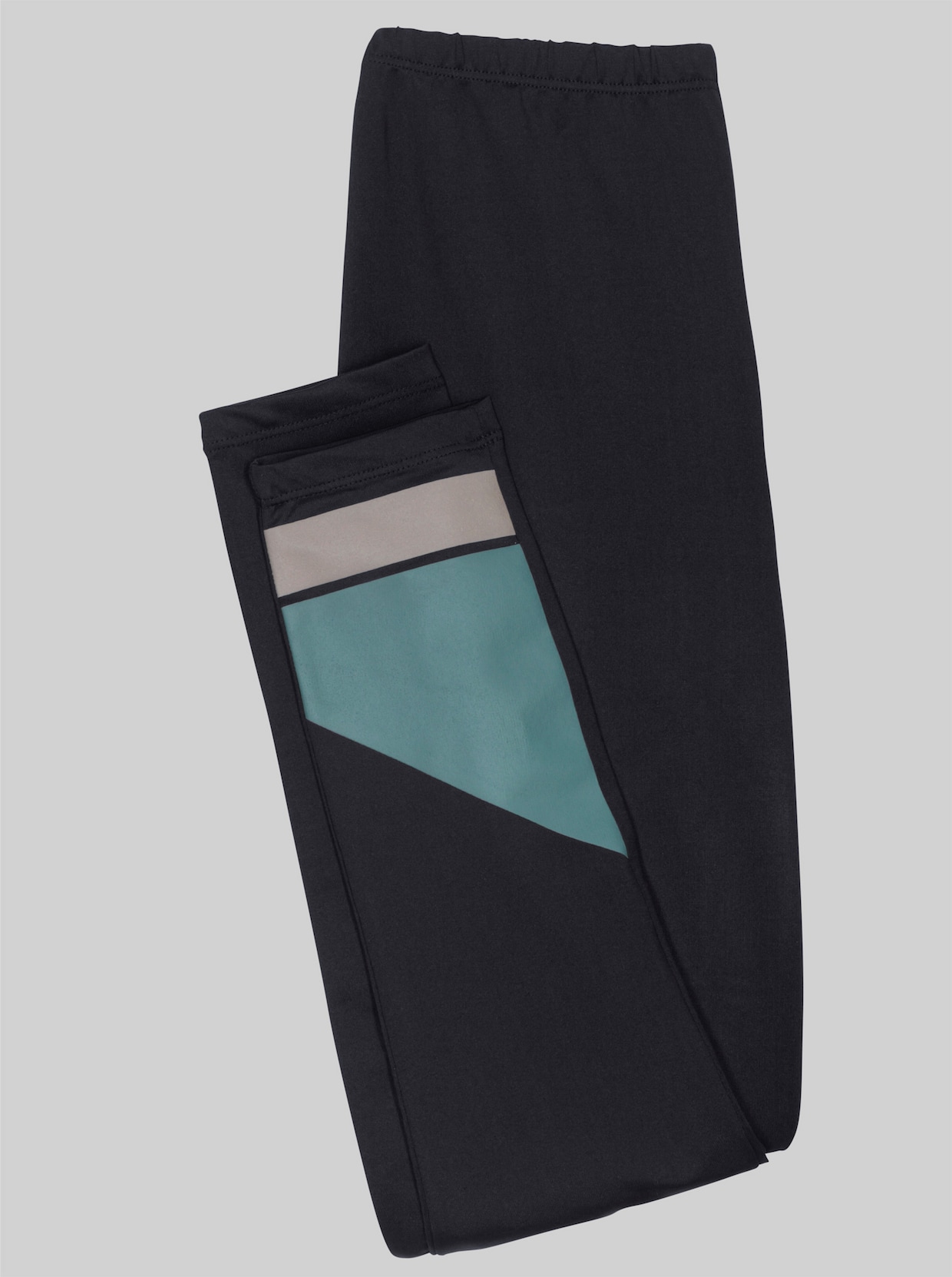 Legging - zwart/jade
