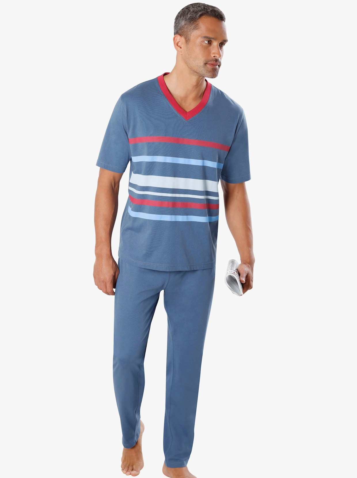 3dílná sada pyžam - námořnická modrá