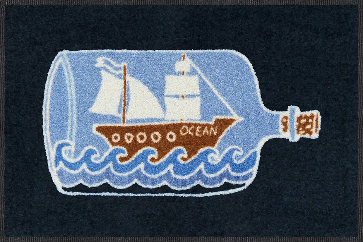 Salonloewe Fußmatte - blau