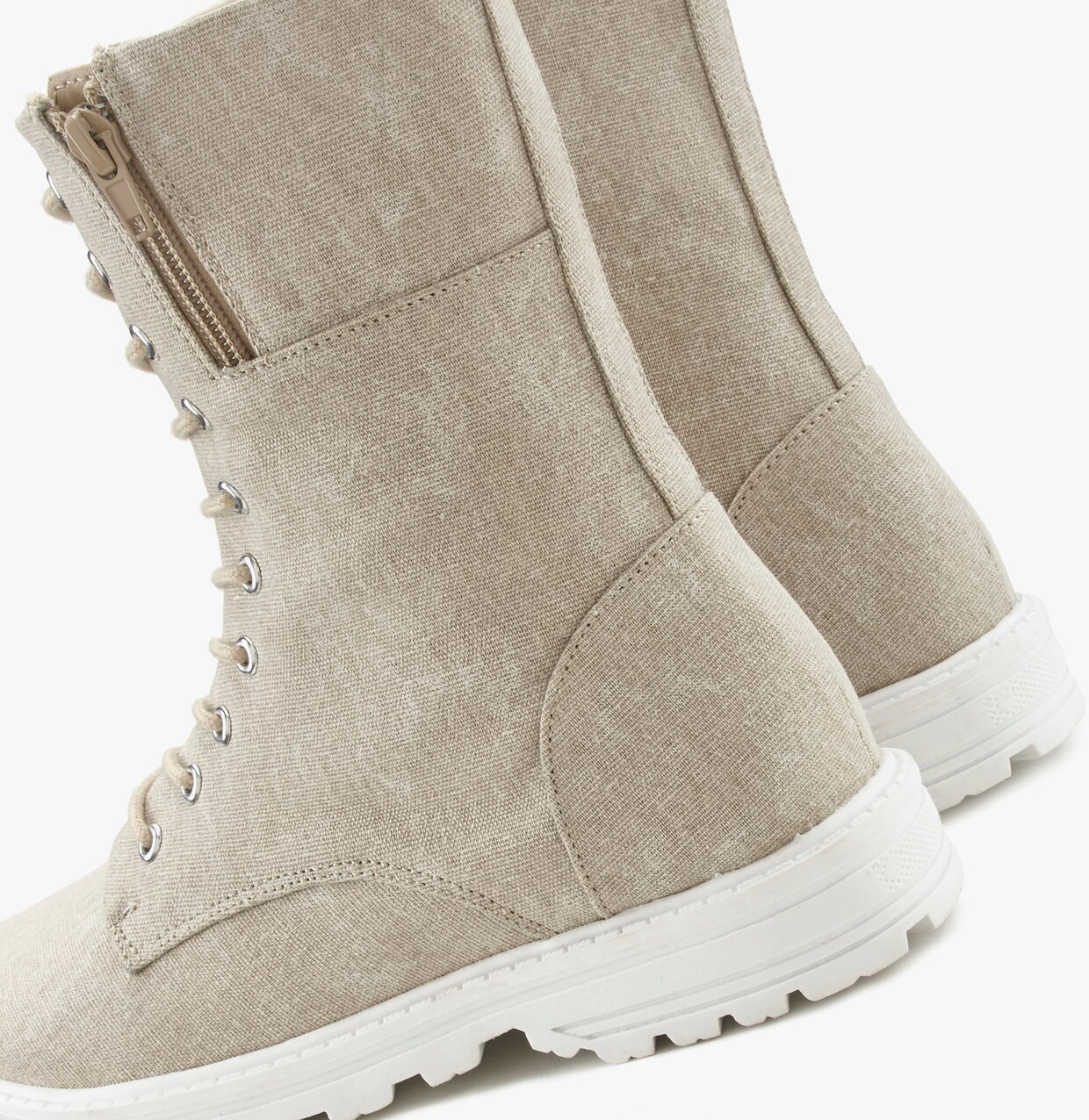 LASCANA Bottines à lacets - beige