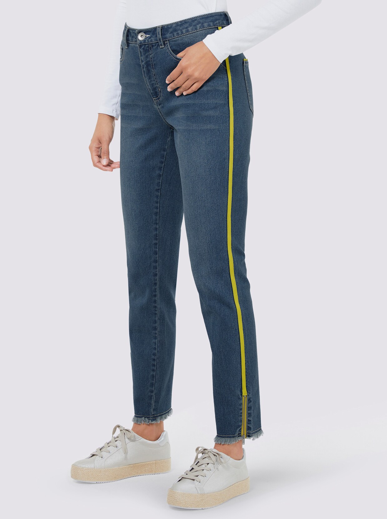 Jeans - blue-stone-washed