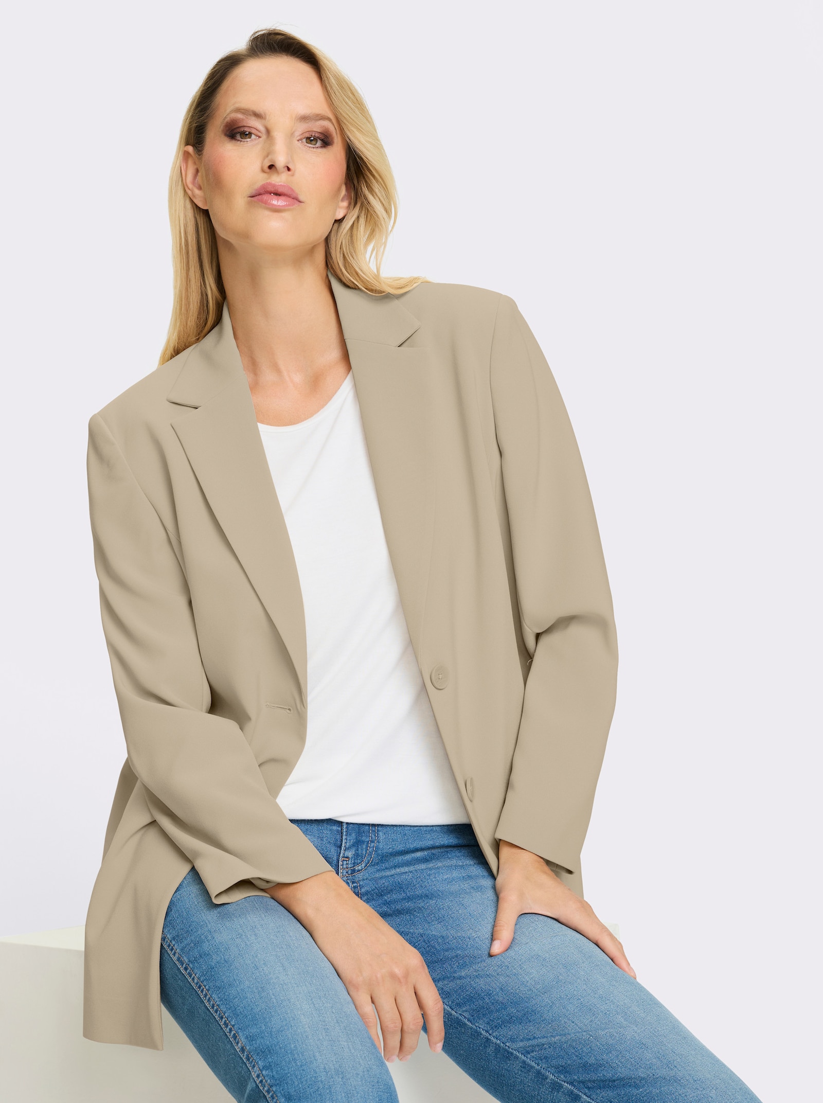 heine Blazer - beige
