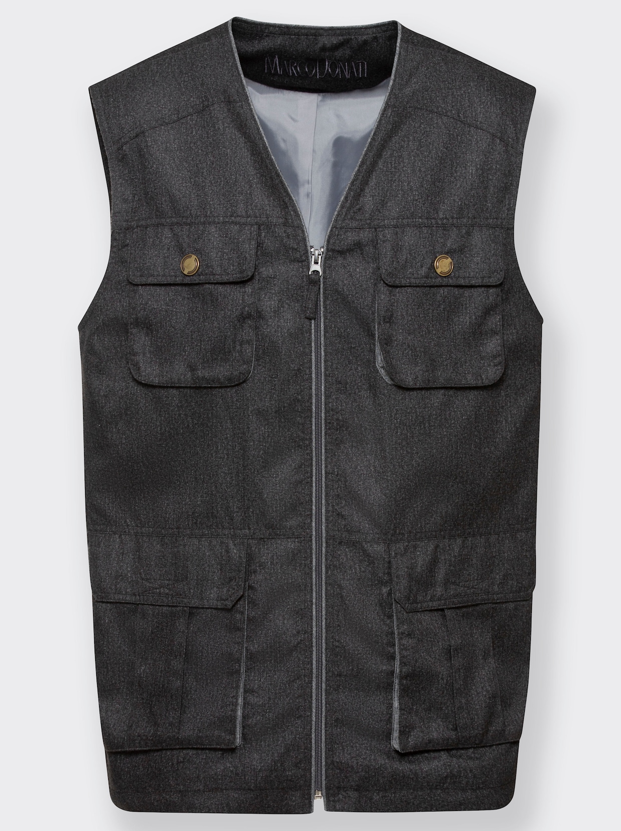 Marco Donati Gilet - grijs