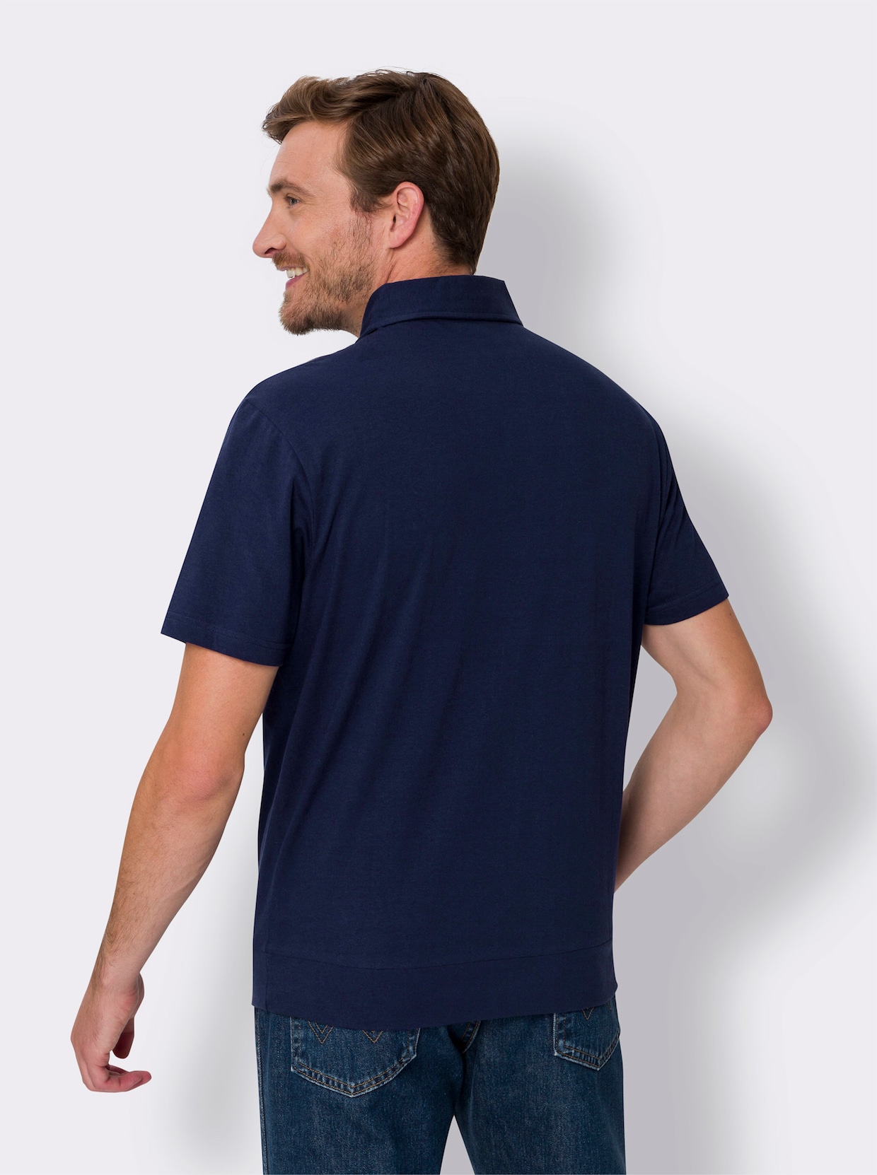 Poloshirt met korte mouwen - marine