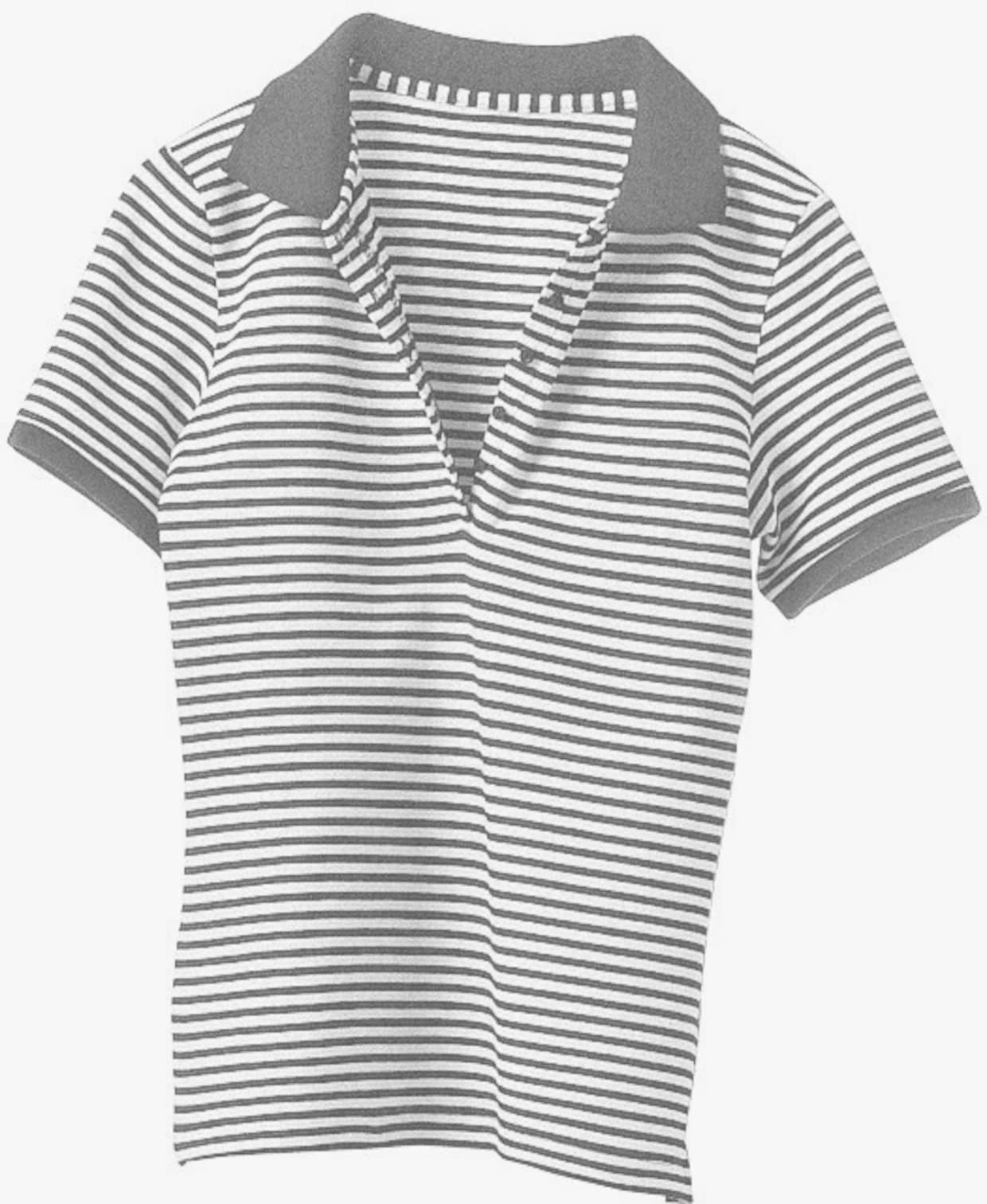 heine Poloshirt - grau-melange