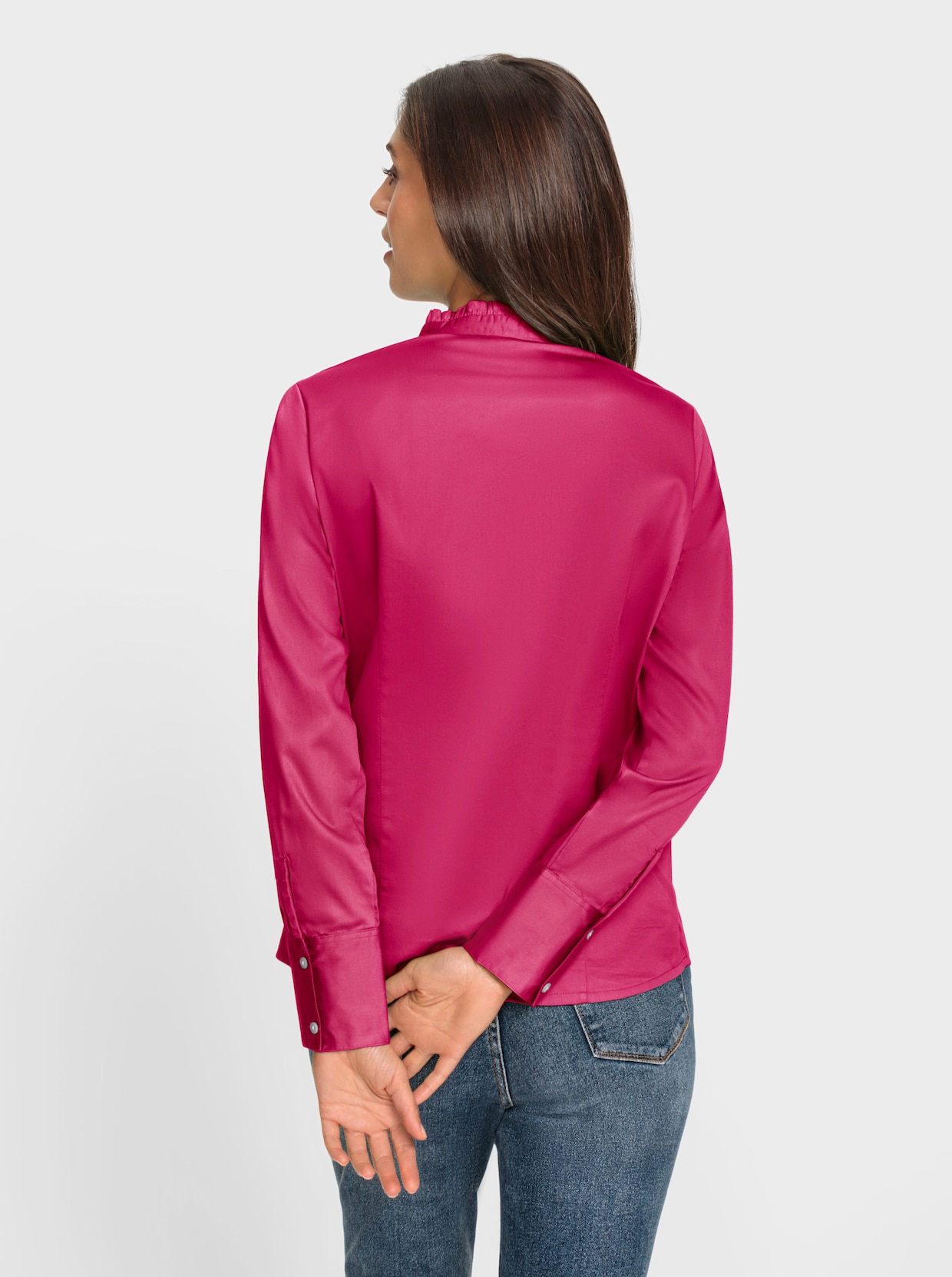 heine Blouse met ruches - pink