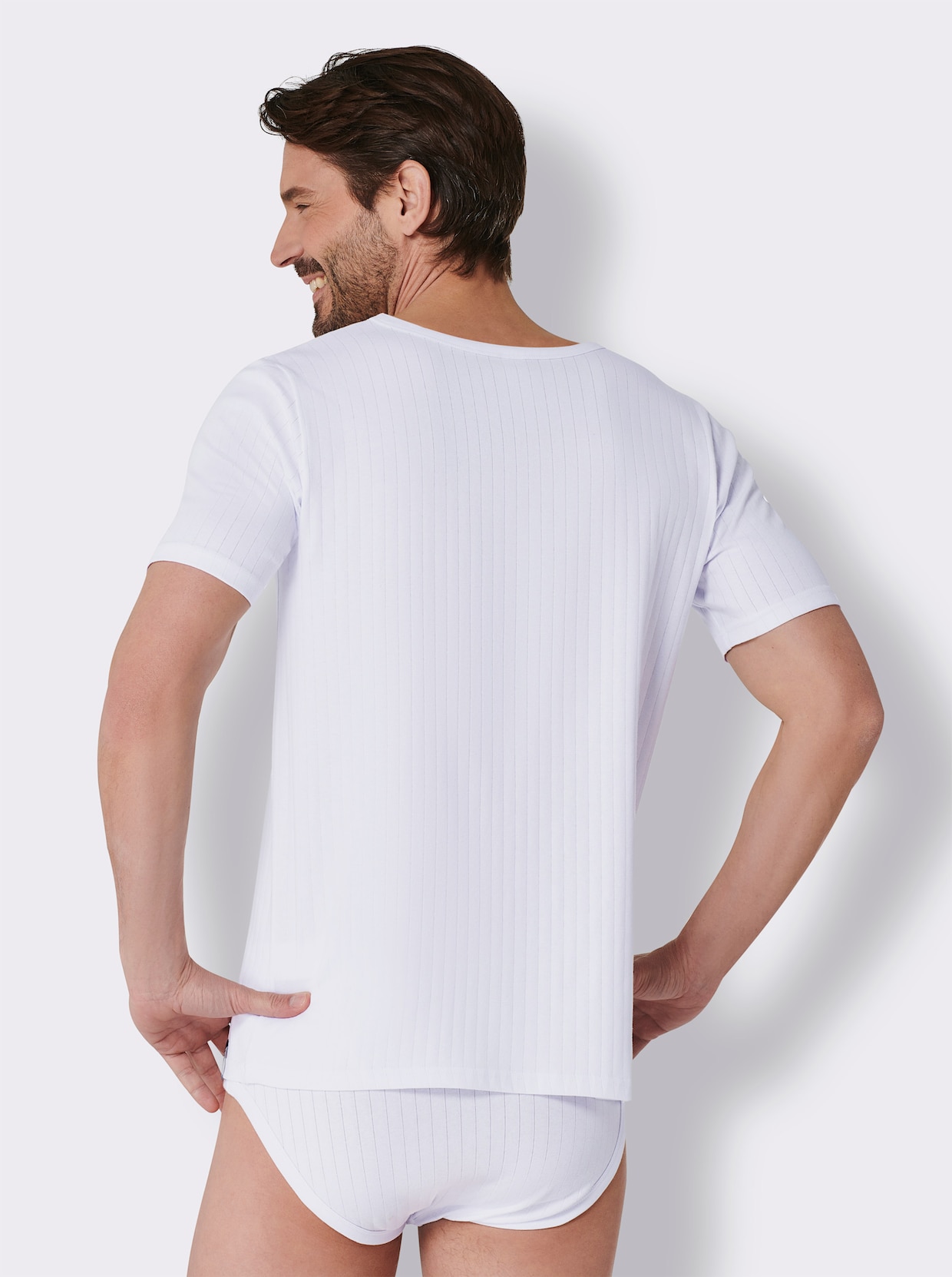 wäschepur men Shirt - weiß