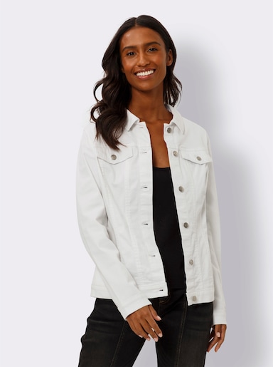 heine Jacke mit Hemdkragen - ecru