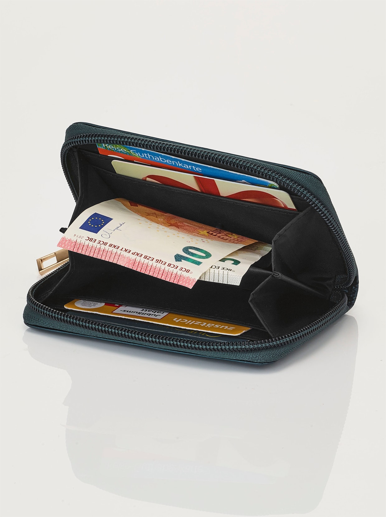 Handtasche mit Geldbörse - bleu