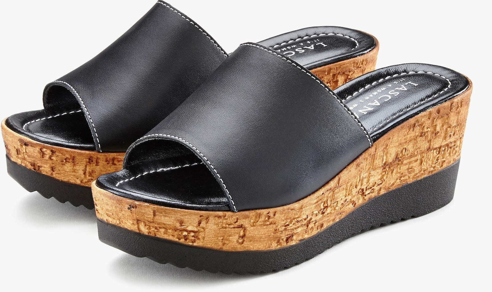 LASCANA Pantolette - schwarz