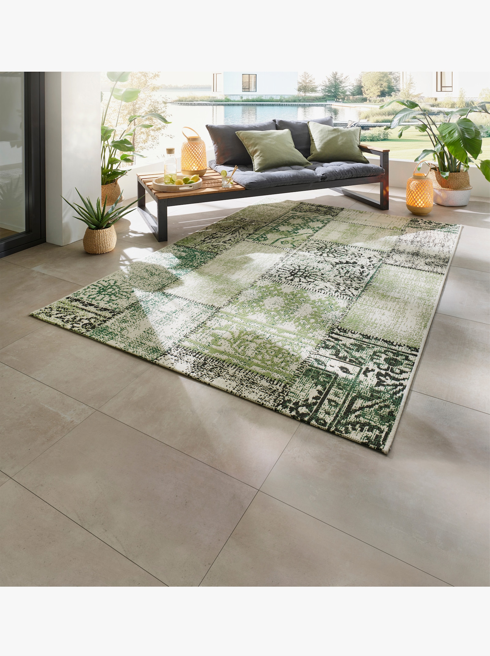 heine home Teppich - grün