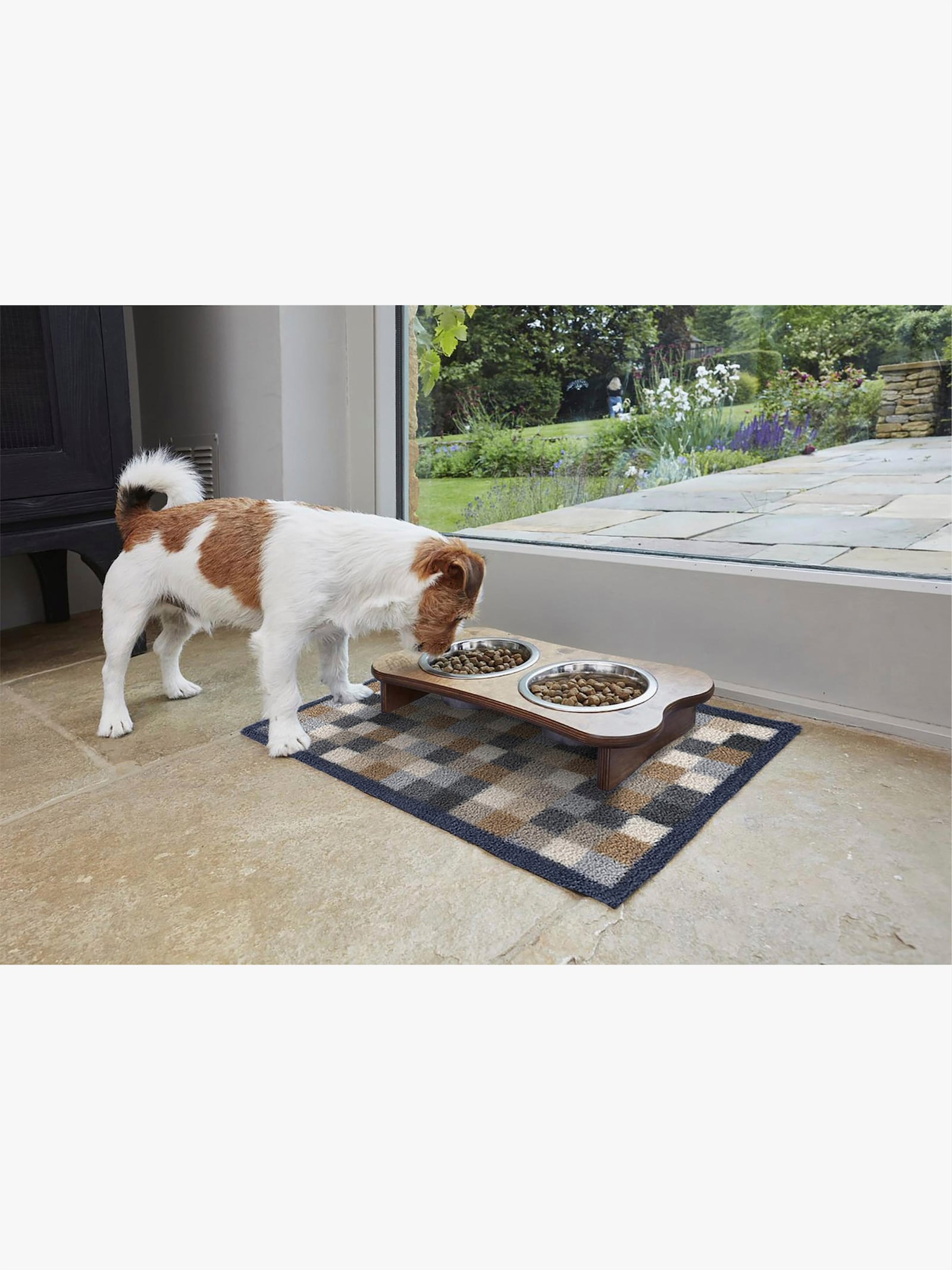 Turtle Mat Fußmatte - grau-braun