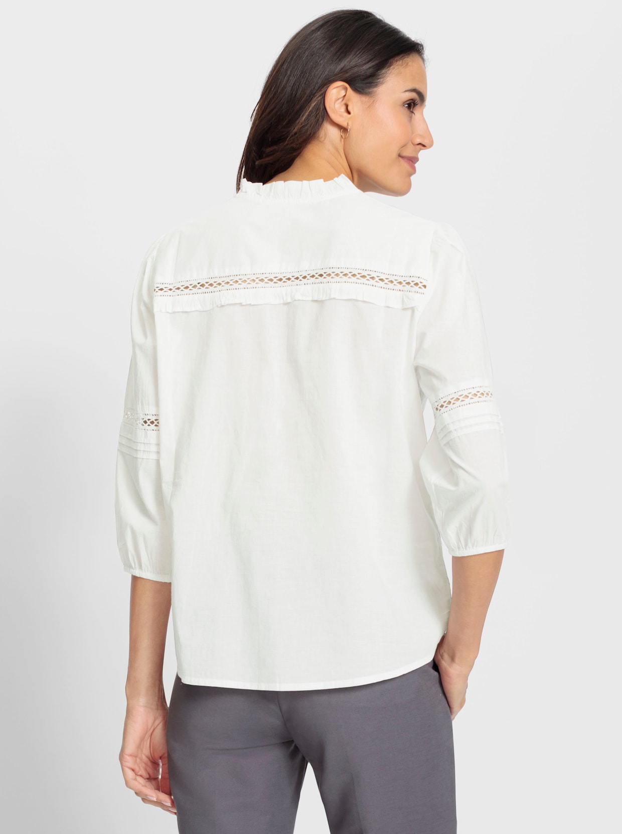Katoenen blouse - ecru