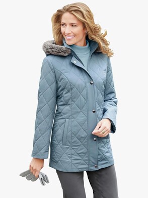 Steppjacke - eisblau