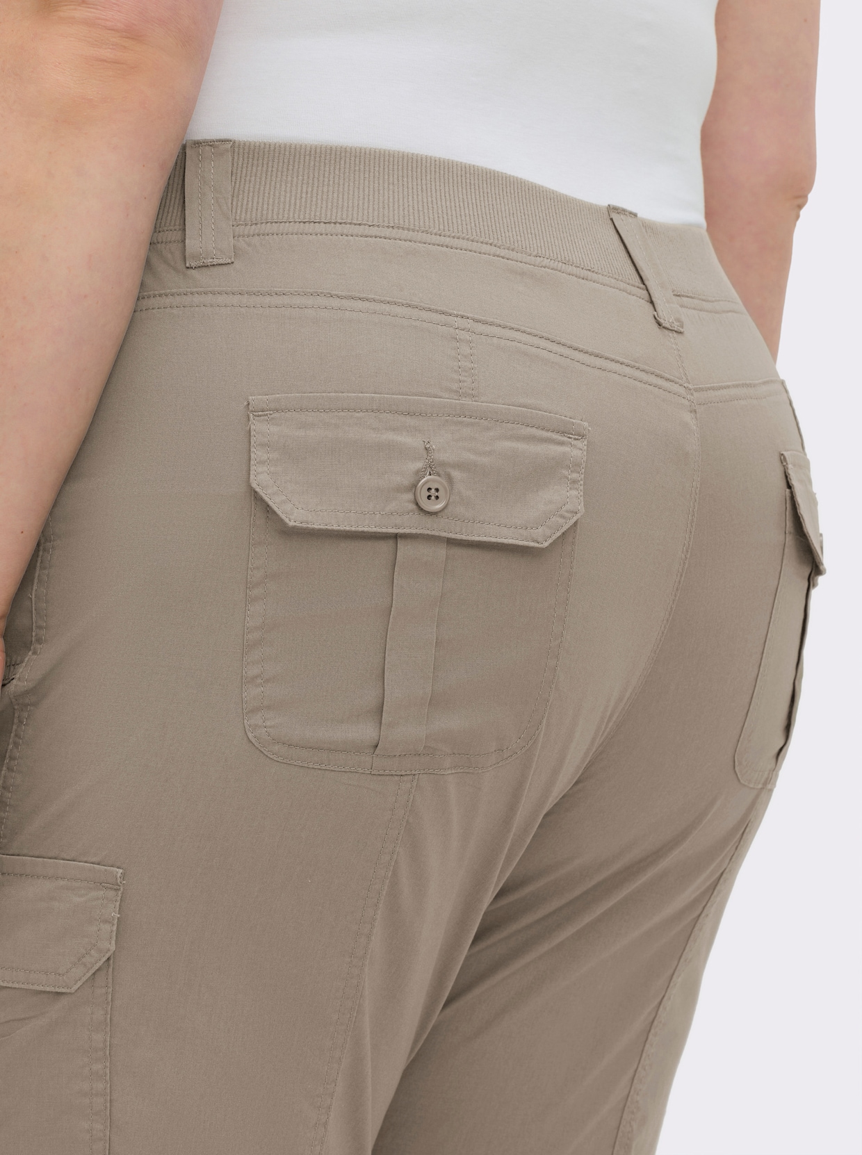 Caprihose - taupe